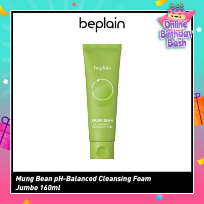 BEPLAIN Greenful pH-Balanced Cleansing Foam (For Purify + Moisturise) 160ml