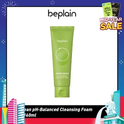 BEPLAIN Greenful pH-Balanced Cleansing Foam (For Purify + Moisturise) 160ml