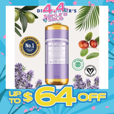 DR BRONNER'S - Lavender Pure Castile Liquid Soap 946ml