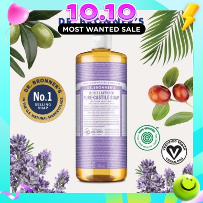DR BRONNER'S Lavender Pure Castile Liquid Soap 946ml image