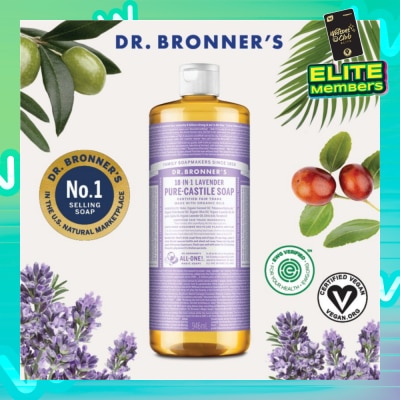 DR BRONNER'S Lavender Pure Castile Liquid Soap 946ml