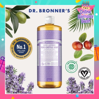 DR BRONNER'S Lavender Pure Castile Liquid Soap 946ml