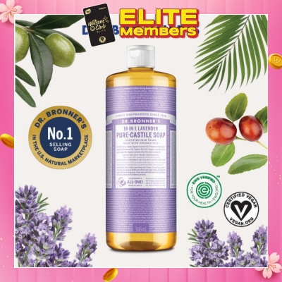 DR BRONNER'S Lavender Pure Castile Liquid Soap 946ml