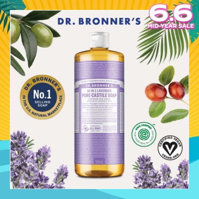 DR BRONNER'S Lavender Pure Castile Liquid Soap 946ml
