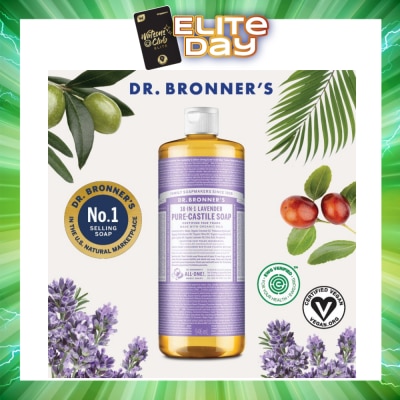 DR BRONNER'S - Lavender Pure Castile Liquid Soap 946ml