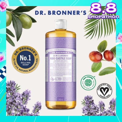 DR BRONNER'S Lavender Pure Castile Liquid Soap 946ml