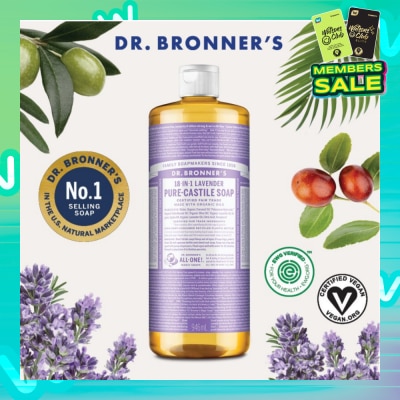 DR BRONNER'S Lavender Pure Castile Liquid Soap 946ml