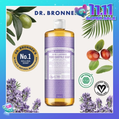 DR BRONNER'S Lavender Pure Castile Liquid Soap 946ml
