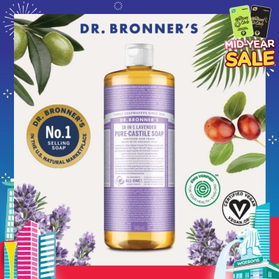 DR BRONNER'S Lavender Pure Castile Liquid Soap 946ml