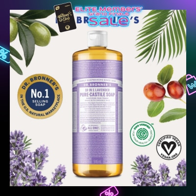 DR BRONNER'S Lavender Pure Castile Liquid Soap 946ml