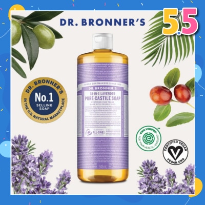 DR BRONNER'S Lavender Pure Castile Liquid Soap 946ml