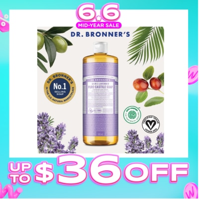 DR BRONNER'S - Lavender Pure Castile Liquid Soap 946ml