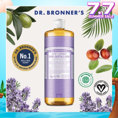 DR BRONNER'S Lavender Pure Castile Liquid Soap 946ml