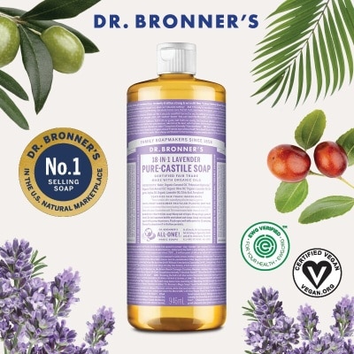 DR BRONNER'S Lavender Pure Castile Liquid Soap 946ml