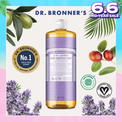 DR BRONNER'S Lavender Pure Castile Liquid Soap 946ml