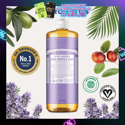 DR BRONNER'S Lavender Pure Castile Liquid Soap 946ml