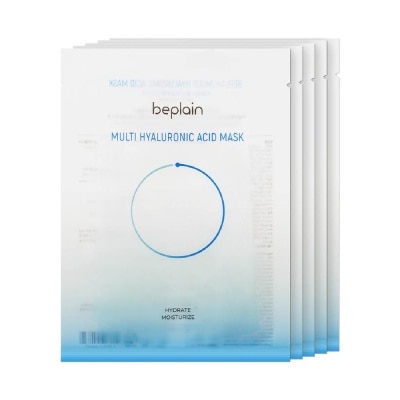 BEPLAIN Multi Hyaluronic Acid Mask Sheet (For Hydrate + Moisturise) 5s