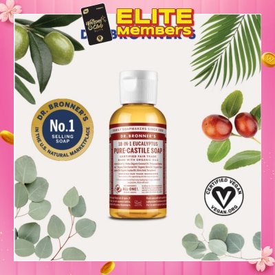 DR BRONNER'S Eucalyptus Pure Castile Liquid Soap 59ml