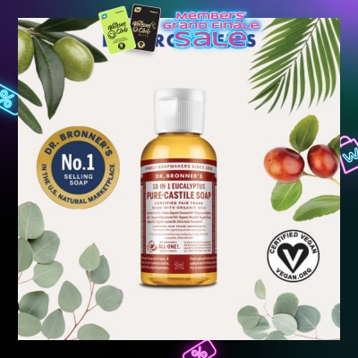 DR BRONNER'S Eucalyptus Pure Castile Liquid Soap 59ml