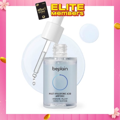BEPLAIN Multi Hyaluronic Acid Ampoule (For Hydrate + Plump) 30ml