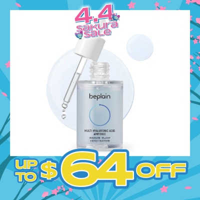 BEPLAIN - Multi Hyaluronic Acid Ampoule (For Hydrate + Plump) 30ml