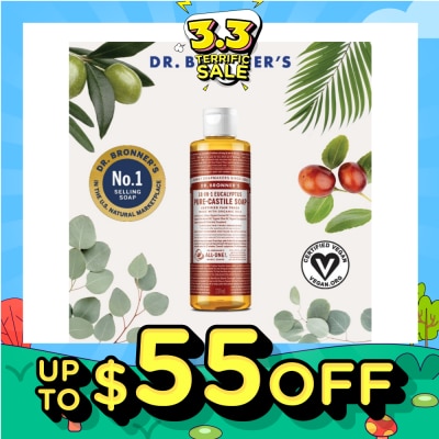 DR BRONNER'S Eucalyptus Pure Castile Liquid Soap 237ml