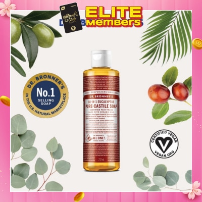 DR BRONNER'S Eucalyptus Pure Castile Liquid Soap 237ml
