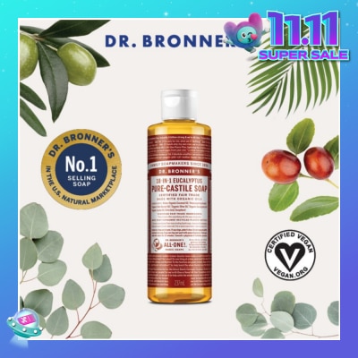 DR BRONNER'S Eucalyptus Pure Castile Liquid Soap 237ml