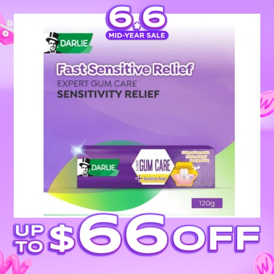 DARLIE - Expert Gum Care Sensitivity Relief Toothpaste 120g (Expiry: Apr`2027)