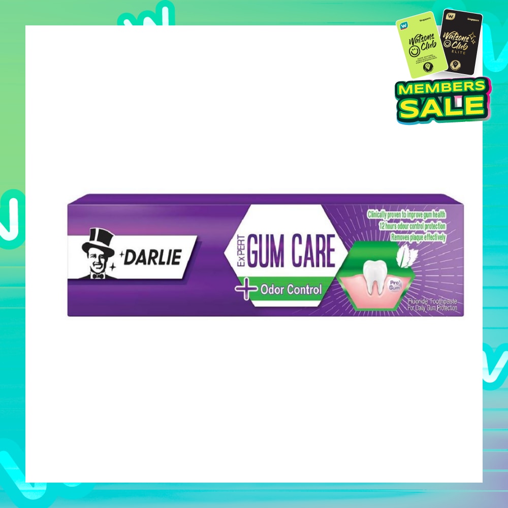 Expert Gum Care 12 Hour Odor Control Toothpaste (2.5 Times More Effective Reduction Of Plaque) 120g