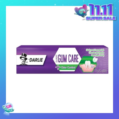 DARLIE Expert Gum Care 12 Hour Odor Control Toothpaste (2.5 Times More Effective Reduction Of Plaque) 120g