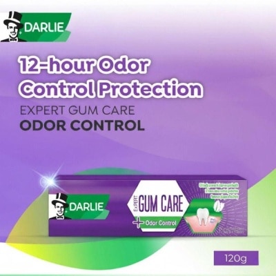 DARLIE Expert Gum Care 12 Hour Odor Control Toothpaste 120g