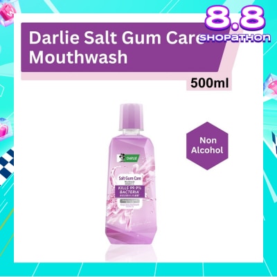 DARLIE Salt Gum Care Mouthwash (Effectively Kill 99.9% Bacteria & Prevent Cavity) 500ml