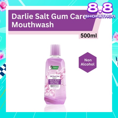 DARLIE Salt Gum Care Mouthwash (Effectively Kill 99.9% Bacteria & Prevent Cavity) 500ml