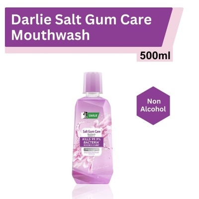 DARLIE Salt Gum Care Mouthwash (Effectively Kill 99.9% Bacteria & Prevent Cavity) 500ml