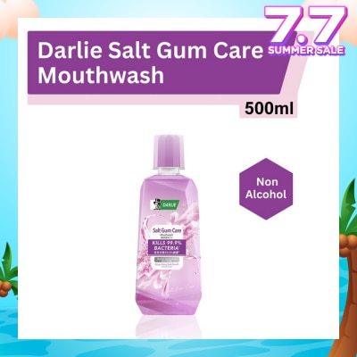 DARLIE Salt Gum Care Mouthwash (Effectively Kill 99.9% Bacteria & Prevent Cavity) 500ml