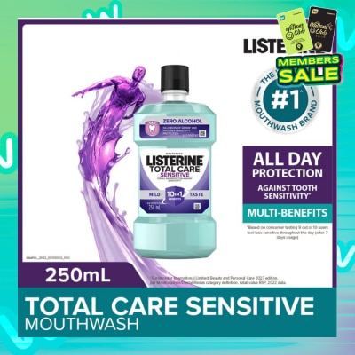 LISTERINE Listerine Total Care Sensitive Mouthwash Non Alcohol 250mL