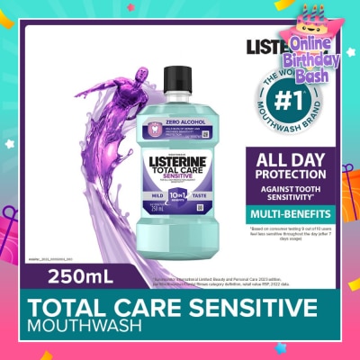 LISTERINE Listerine Total Care Sensitive Mouthwash Non Alcohol 250mL