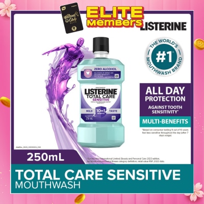 LISTERINE Listerine Total Care Sensitive Mouthwash Non Alcohol 250mL