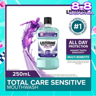 LISTERINE Listerine Total Care Sensitive Mouthwash Non Alcohol 250mL
