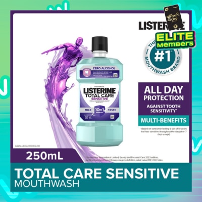 LISTERINE Listerine Total Care Sensitive Mouthwash Non Alcohol 250mL