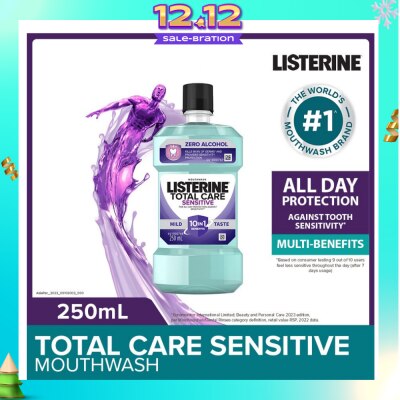 LISTERINE Listerine Total Care Sensitive Mouthwash Non Alcohol 250mL