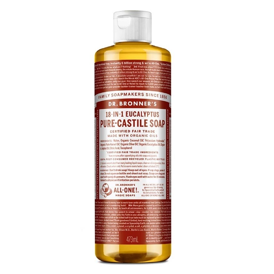 Eucalyptus Pure Castile Liquid Soap 473ml