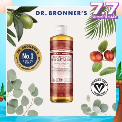 DR BRONNER'S Eucalyptus Pure Castile Liquid Soap 473ml