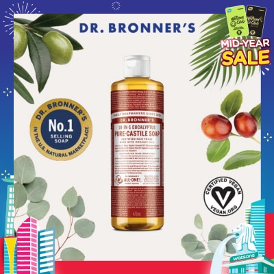 DR BRONNER'S Eucalyptus Pure Castile Liquid Soap 473ml