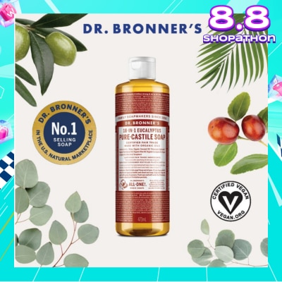 DR BRONNER'S Eucalyptus Pure Castile Liquid Soap 473ml