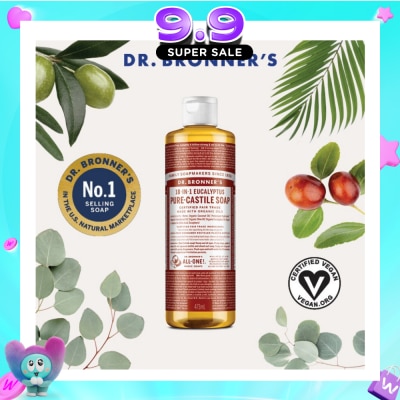 DR BRONNER'S - Eucalyptus Pure Castile Liquid Soap 473ml image