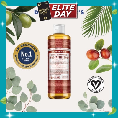 DR BRONNER'S Eucalyptus Pure Castile Liquid Soap 473ml image