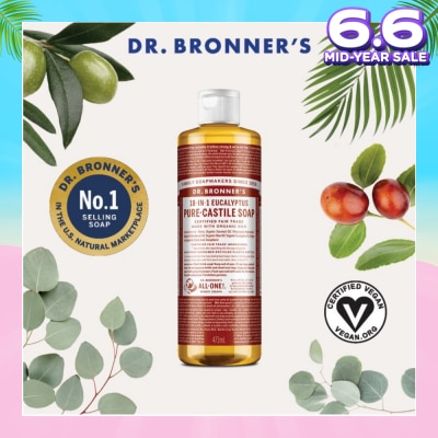 DR BRONNER'S Eucalyptus Pure Castile Liquid Soap 473ml