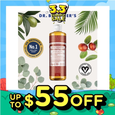 DR BRONNER'S Eucalyptus Pure Castile Liquid Soap 473ml